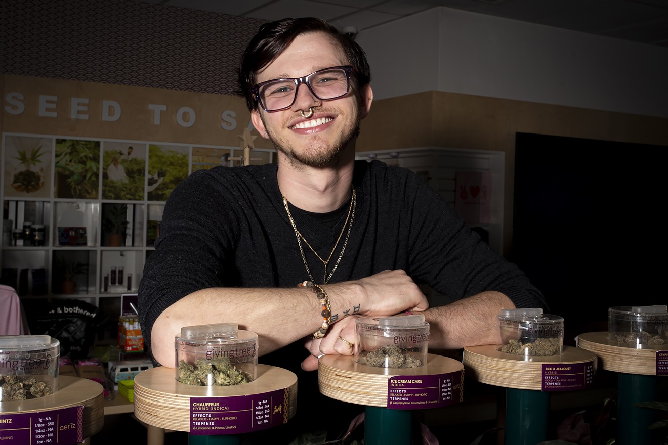 Tommy Sigen has been a budtender at Phoenix's Giving Tree dispensary for the past two years.