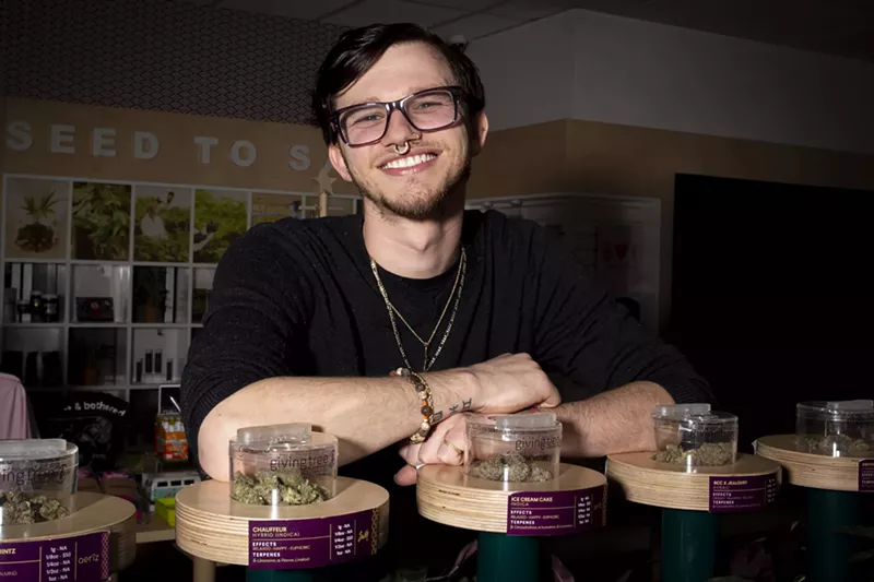 Image: Giving Tree dispensary budtender, Tommy Sigen