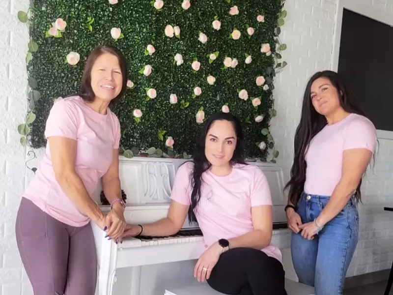 Image: Friends Yvonne Allison, Celia Stewart and Secilia Zamudio have teamed up to open a bakery together.
