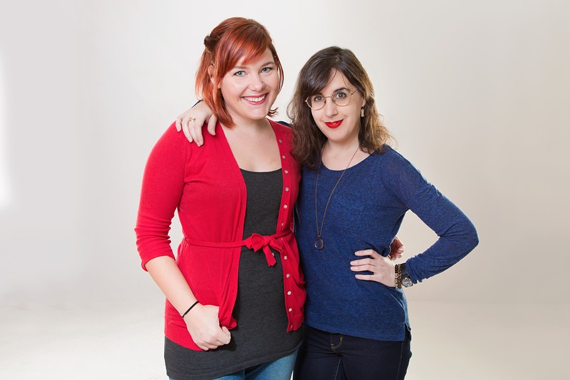 Emily Winter (left) and Jenn Welch are the comedians and organizers behind What A Joke Fest. A local edition of the festival will be held Thursday, January 19, in downtown Phoenix.