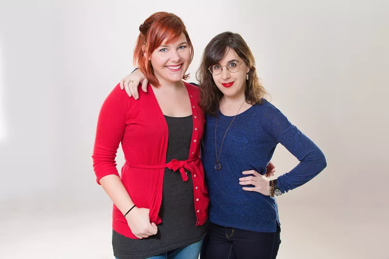 Image: Emily Winter (left) and Jenn Welch are the comedians and organizers behind What A Joke Fest. A local edition of the festival will be held Thursday, January 19, in downtown Phoenix.