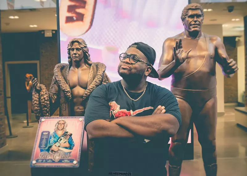Image: Local rapper and wrestling geek Mega Ran.