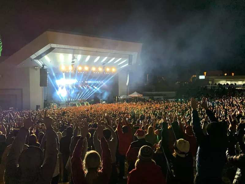 Image: Mesa Amphitheatre is among the Valley's more unique concert venues.