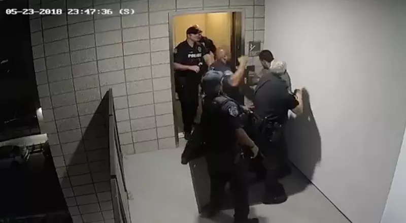 Image: Mesa police are in hot water after a video surfaced of officers repeatedly punching, then hog-tying, a black suspect on May 23.