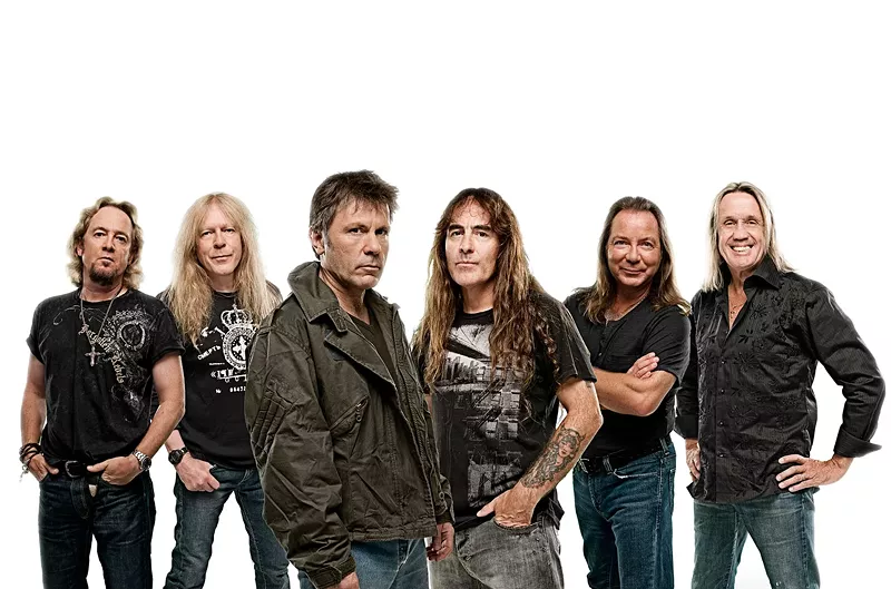 Image: The metal gods of Iron Maiden.