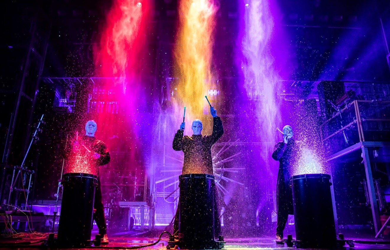 Blue Man Group is scheduled to perform at Mesa Arts Center on Monday, November 21, and Tuesday, November 22.
