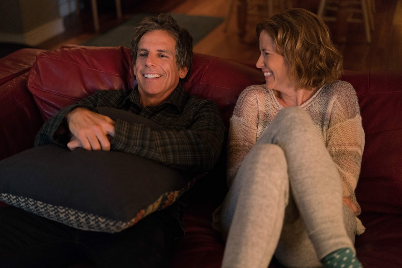 Ben Stiller (left) plays Brad Sloan, who's married to a beautiful and happy wife (Jenna Fischer) yet mired in self-loathing and doubt in Brad's Status.