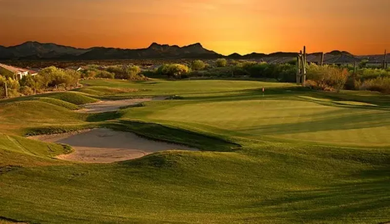 Image: The golf course of my dreams, but I never get to swing a club.