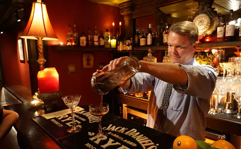 Image: Mixologist Nick Boehme Serves Absinthe and Luxury at Downtown Speakeasy