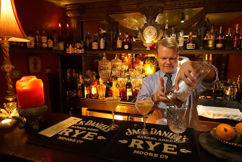 Image: Classic cocktails coming up at Sanctum.