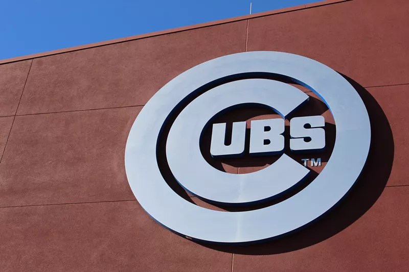 Image: The Chicago Cubs have trained in the East Valley for 70 consecutive seasons. Since 2014, they have hosted spring training games at Sloan Park in Mesa.