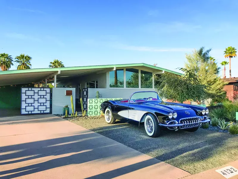 Image: Patio Paradiso, a Town and Country model home by Ralph Haver, was a favorite stop during last year’s Modern Phoenix Home Tour.