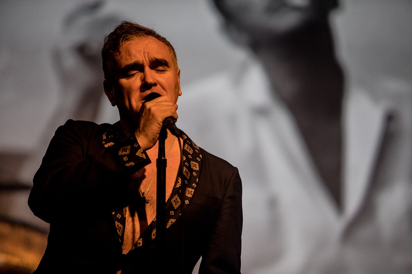 Morrissey gave us a quick scare during his Tempe concert.