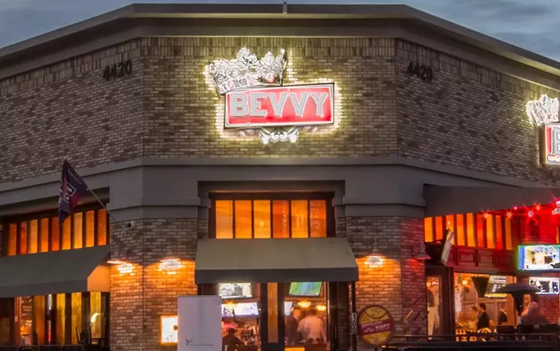 Image: Exterior of Bevvy in Scottsdale.