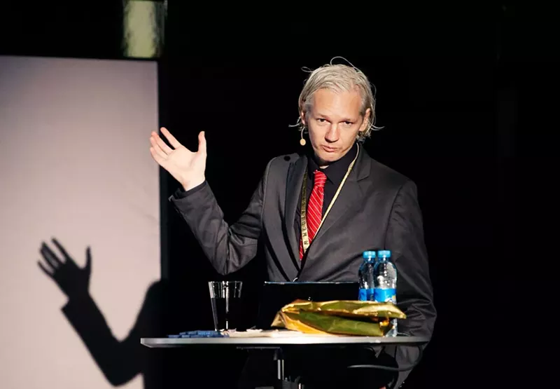 Image: Lefties loved them some Julian Assange before 2016, now not so much.
