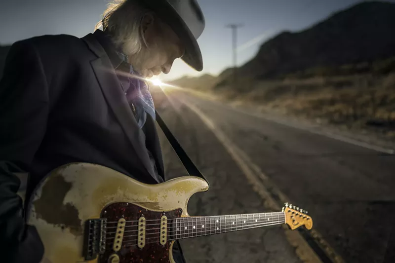 Image: Veteran rock, blues and folk singer-songwriter-guitarist Dave Alvin has plenty of subject matter to cover in New Highway, his latest book that will be released on September 20.