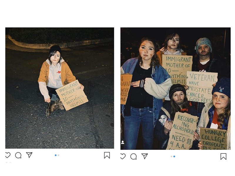 An NAU freshman's Halloween Instagram post is sparking outrage far beyond the university's Flagstaff campus.