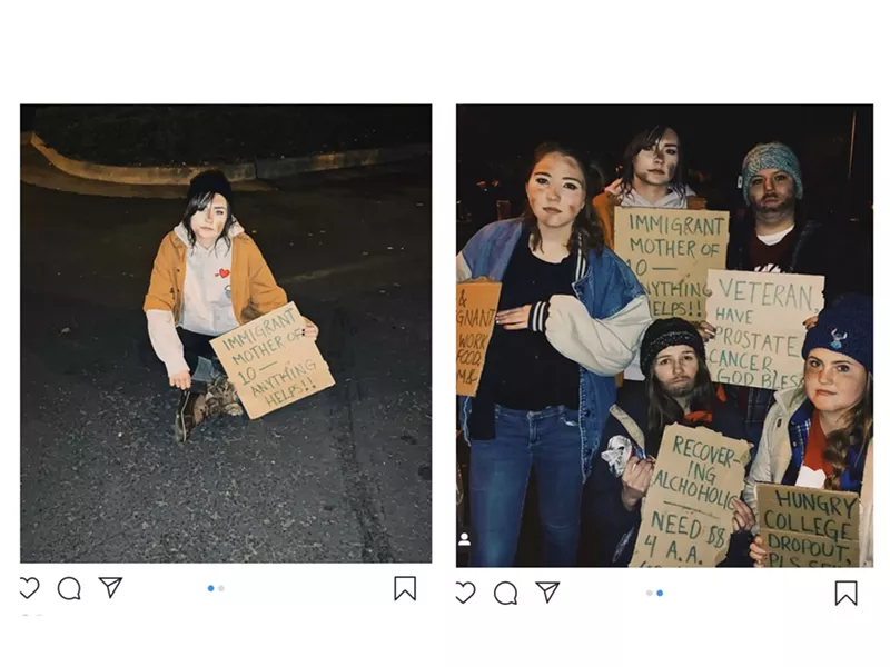 Image: An NAU freshman's Halloween Instagram post is sparking outrage far beyond the university's Flagstaff campus.