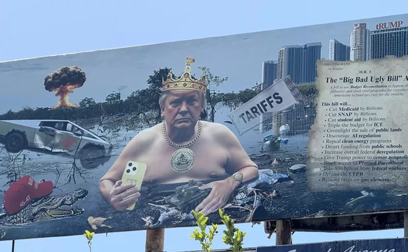 Image: New anti-Trump billboard goes up on Grand Avenue