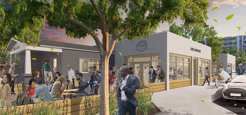 Image: Rendering for the Greenwood Brewery coming to Roosevelt Row.