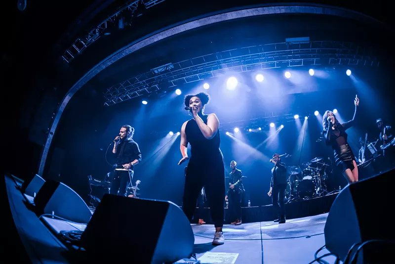 Image: History Has Its Eyes On You concert at The Van Buren in Phoenix.