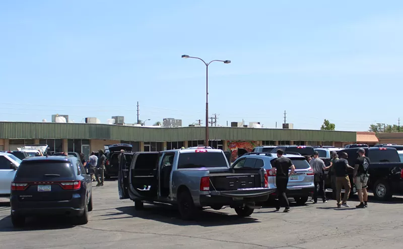 Image: Yucca Tap Room blasts ICE ‘jackboots’ taking over Danelle Plaza lot