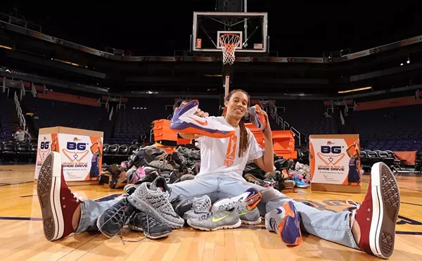 Image: Brittney Griner’s Phoenix Mercury legacy lives on through shoe drive
