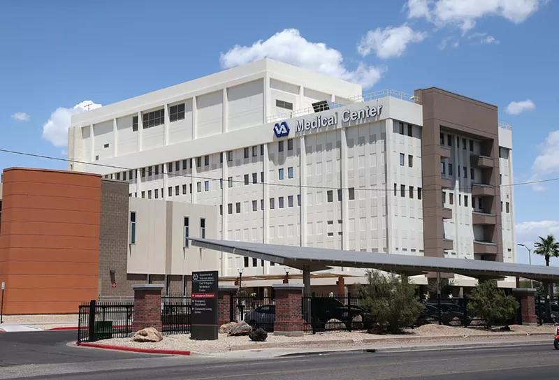 Image: The Veterans Affairs Medical Center in Phoenix.