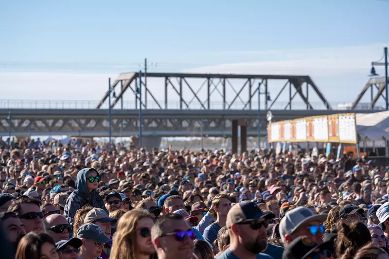 Image: A shot of the crowd at Innings Festival 2023.
