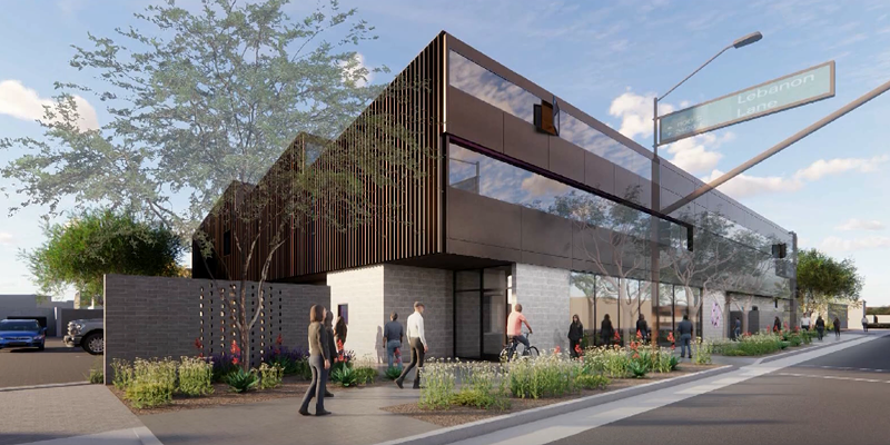Image: a mockup of a new building