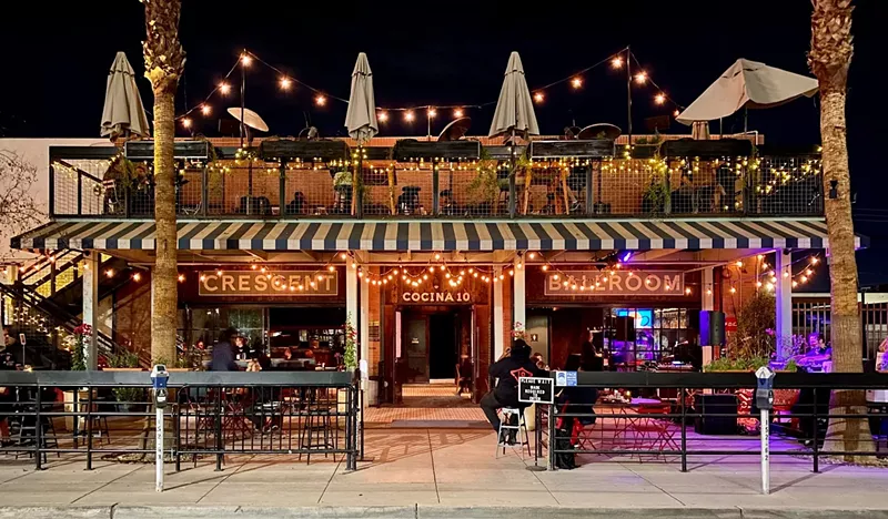 Image: The outside of Crescent Ballroom.