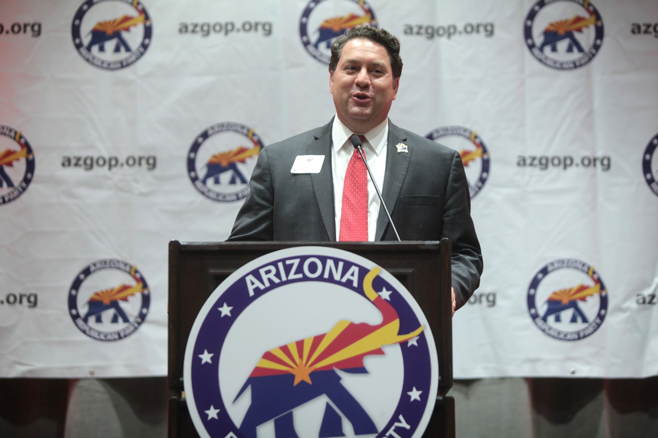 Mark Brnovich, seen here at a 2014 fundraiser in Scottsdale, has the lead in his re-election campaign for Arizona Attorney General.