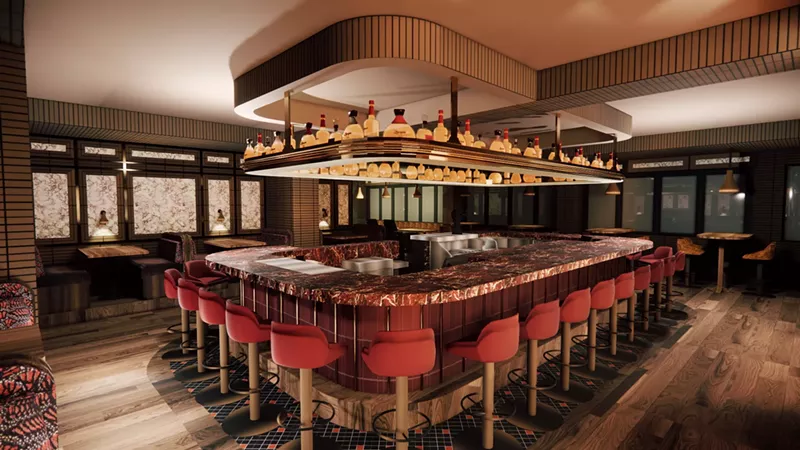 Image: Society Swan will replace the two-story Kona Grill at Scottsdale Fashion Square.