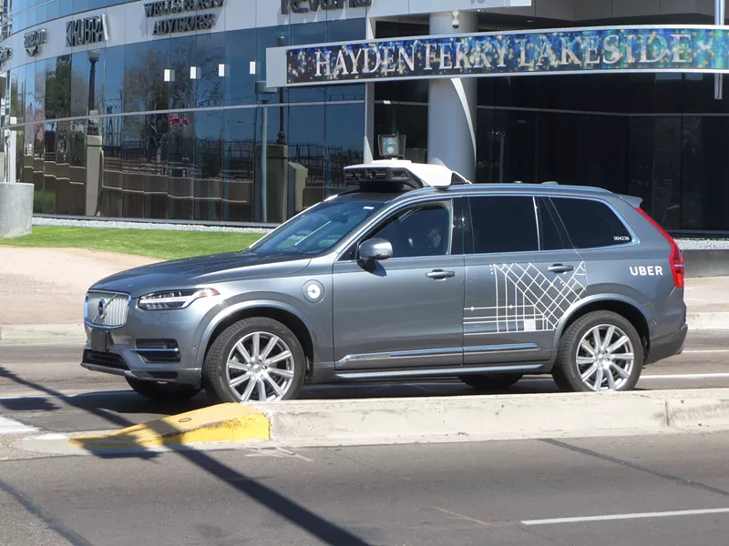 Image: Governor Doug Ducey says companies like Uber or Waymo now have to follow some rules if they want to put truly driverless vehicles on Arizona roads.