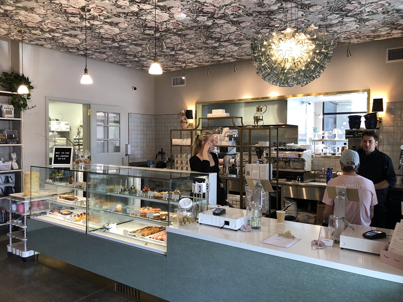 The interior of the bake shop has vibes part French, part something a lot more fun.
