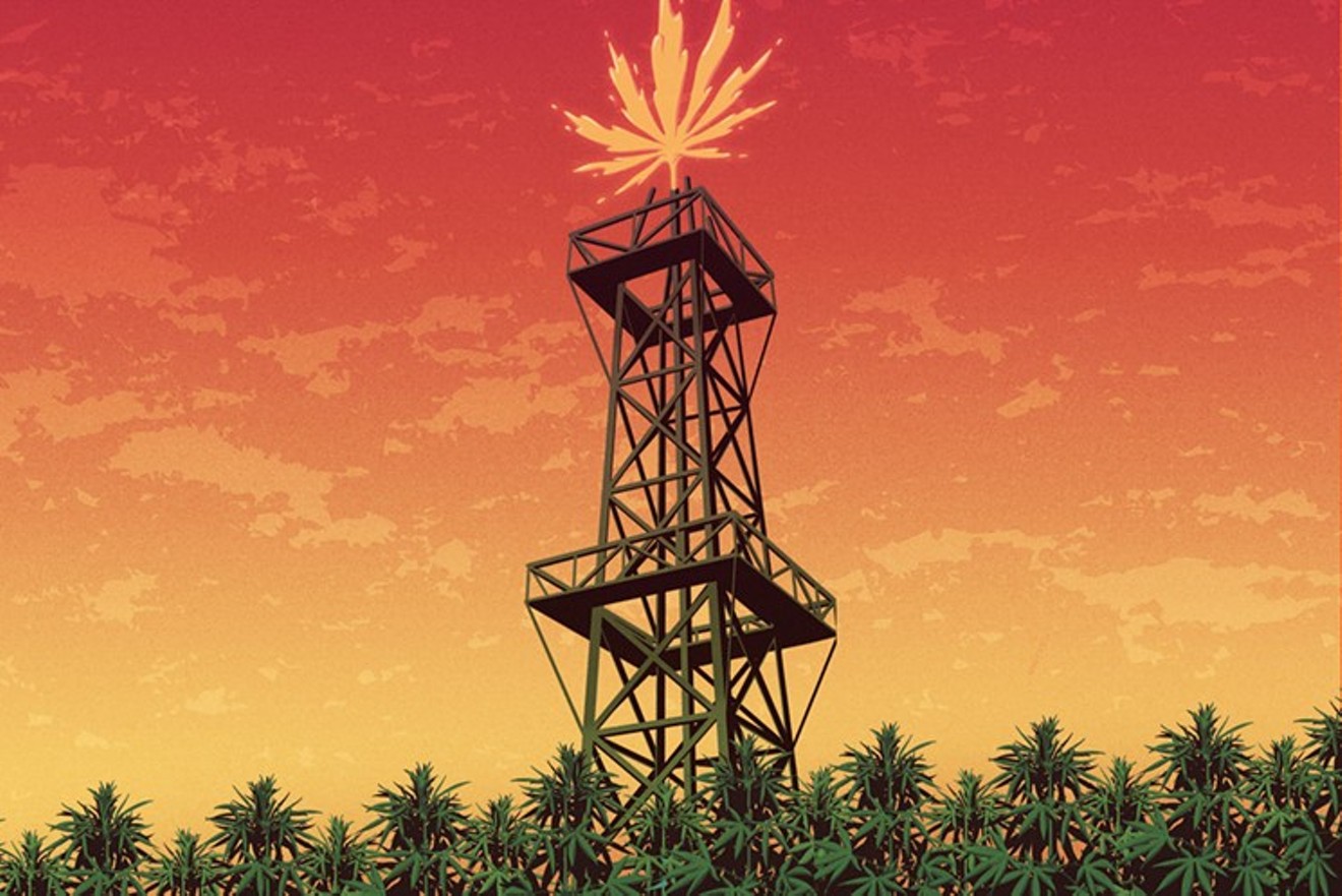 Art for the Phoenix New Times story "The CBD Oil Boom" won first place in the Arizona Press Club's statewide competition for best illustration.