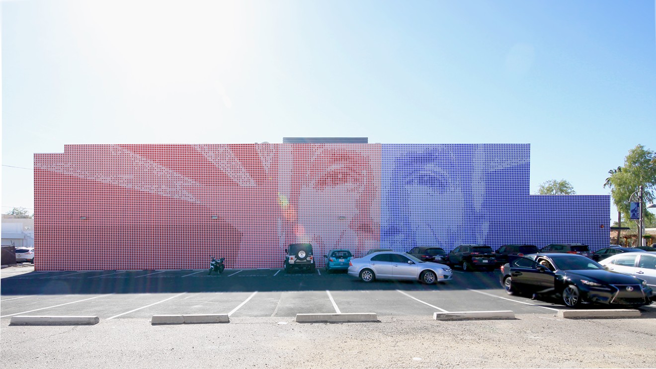 Here's a rendering for the completed mural, on the wall that stirred so much controversy.