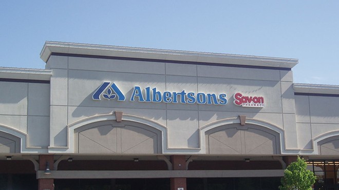 Exterior of Albertsons store