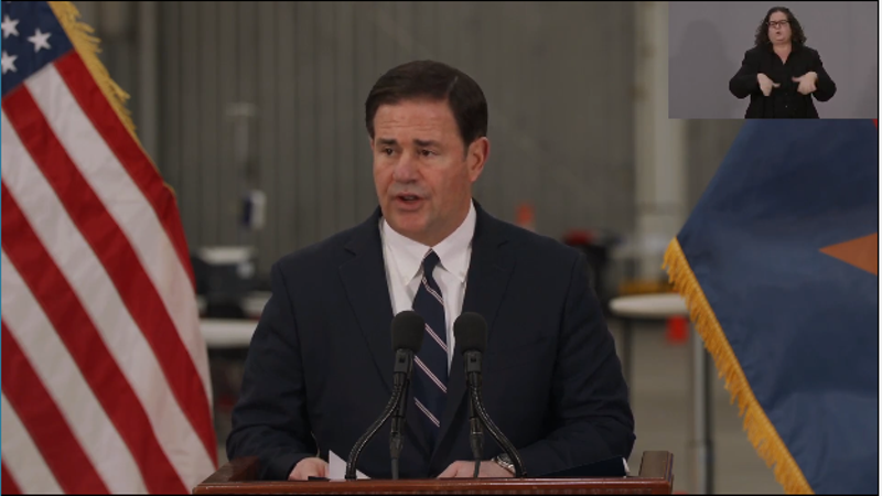 Image: Governor Doug Ducey has rejected calls for stronger mitigation measures.