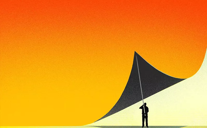 Image: No Shade: Why Is It So Hard to Hide From the Sun in Phoenix?