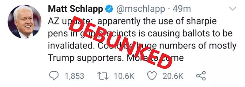 Image: Republican activist Matt Schlapp makes an unsupported claim.