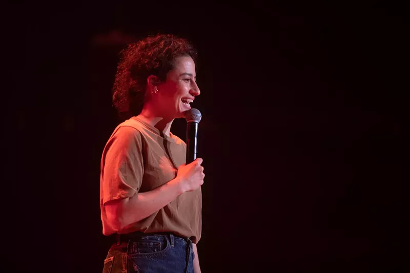 Image: Comedian Ilana Glazer, though extra silly on Broad City, had a more serious message.