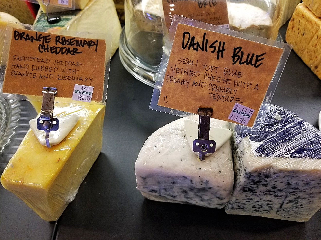 Duck & Decanter is a deli, but it's also a gourmet cheese shop.