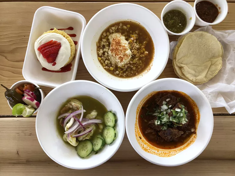 Image: A spread of food from Provecho.