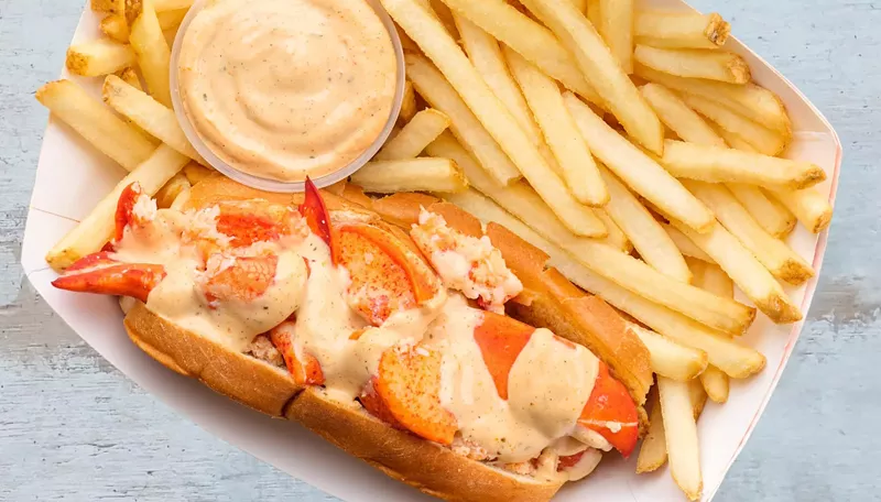 Image: The lobster roll meal is $9.99 at Angie's Lobster.