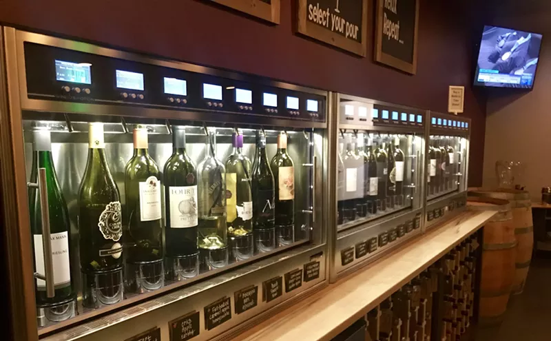 Image: Now Open: At New Wine Bar on Roosevelt Row, Machines Pour Vino for You