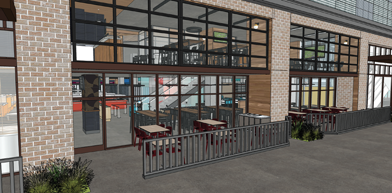 Image: On Ash — a multi-level, on-site bar and restaurant inside the new Whole Foods Market in downtown Tempe.