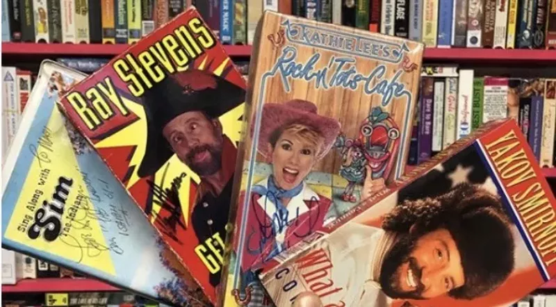 Image: "In Soviet Russia, VHS autographs YOU!" Just some of the splendiferous sights you'll see at the Found Footage Festival.