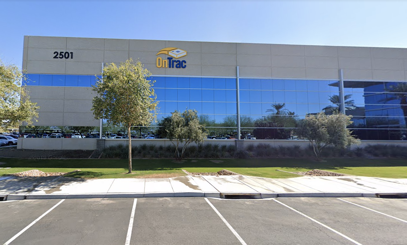 The OnTrac corporate office in Chandler.