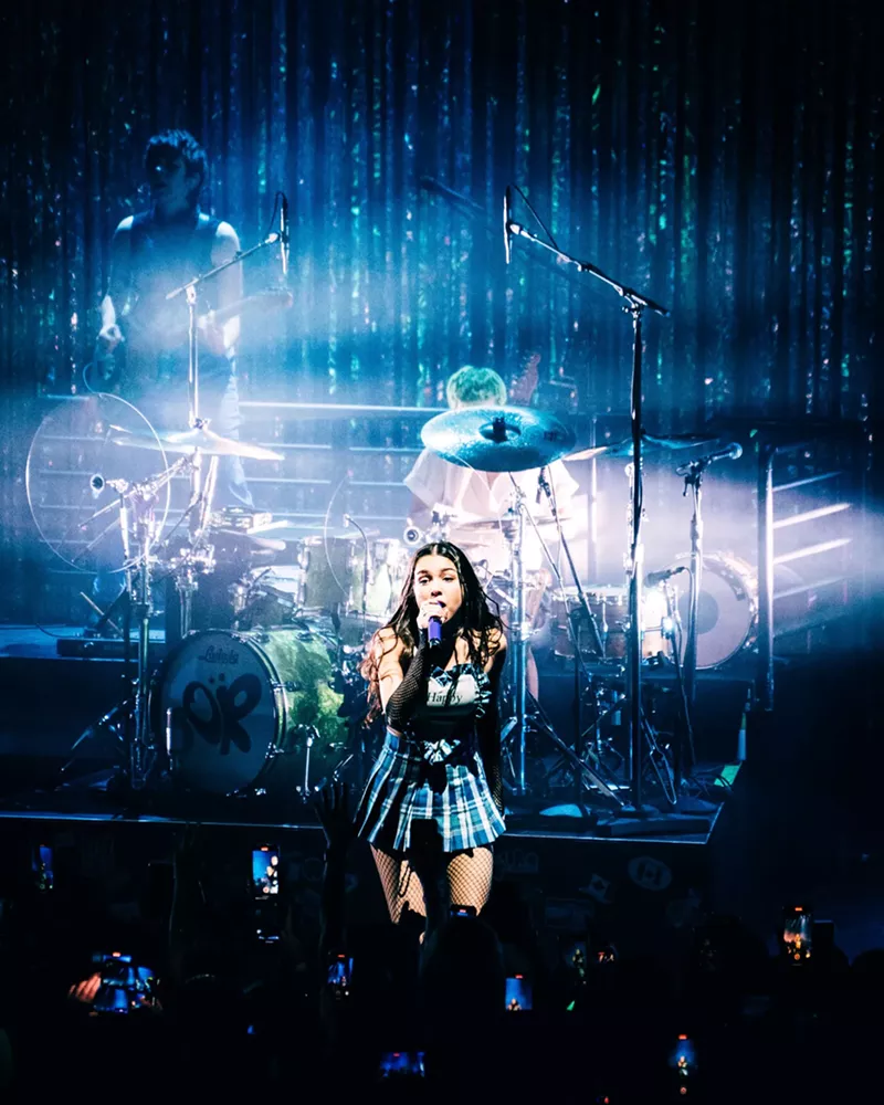 Image: Olivia Rodrigo delighted thousands of screaming fans at Arizona Federal Theatre (now Arizona Financial Theatre) in May.